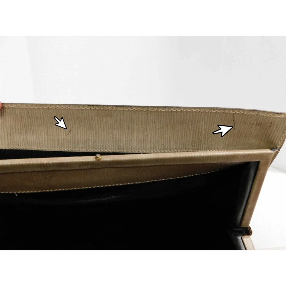 Fendi Vintage Black‎ Zucca FF Canvas Khaki Leather Shoulder Bag